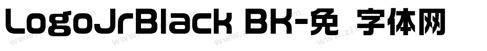 LogoJrBlack BK字体转换